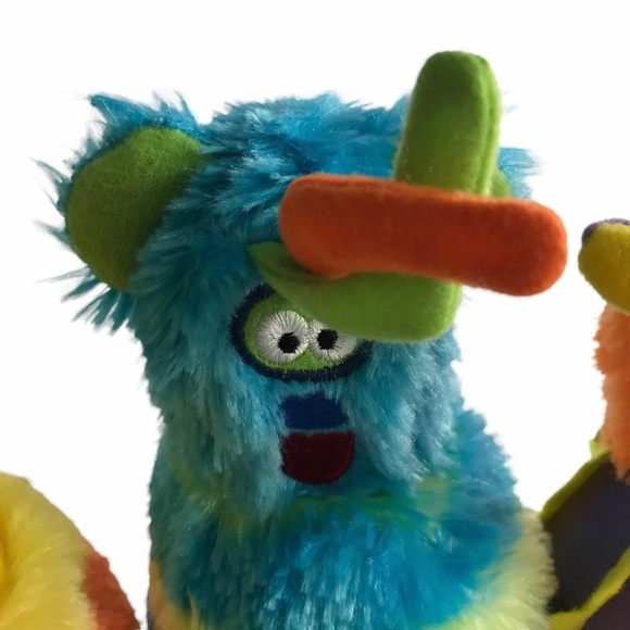 Melissa &‎ Doug Lot Of Three Monster Bowling Replacement Pins Plush - Picture 7 of 8